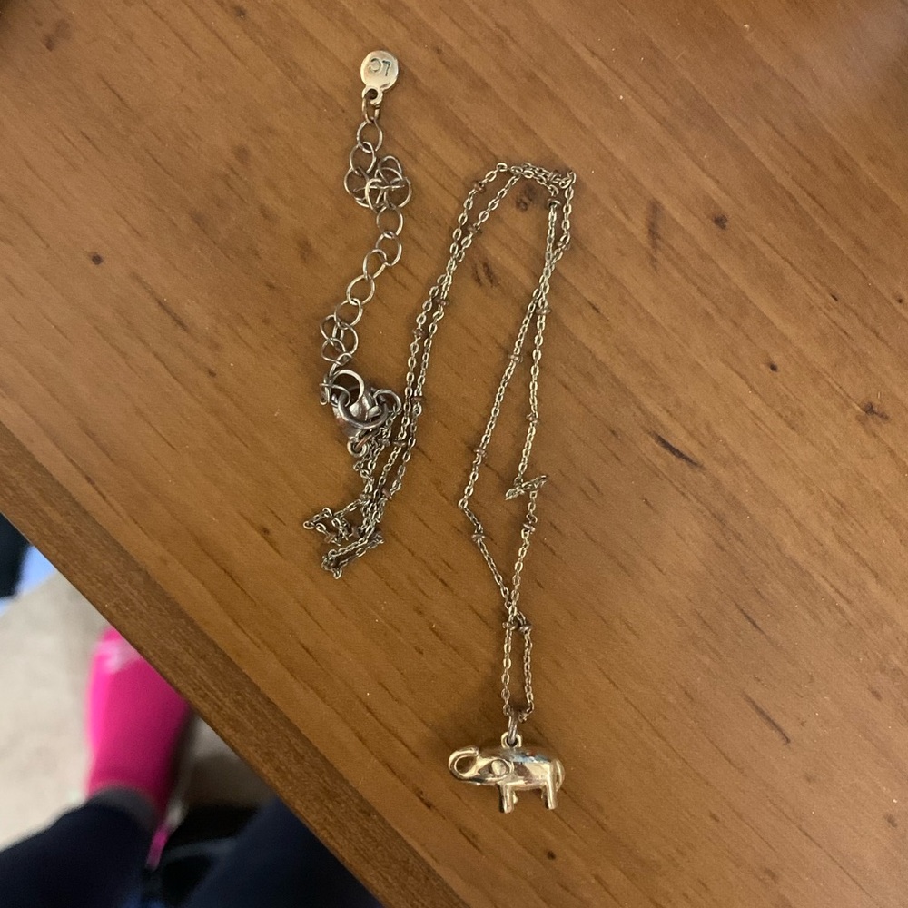 Elephant necklace AND Bracelet!
